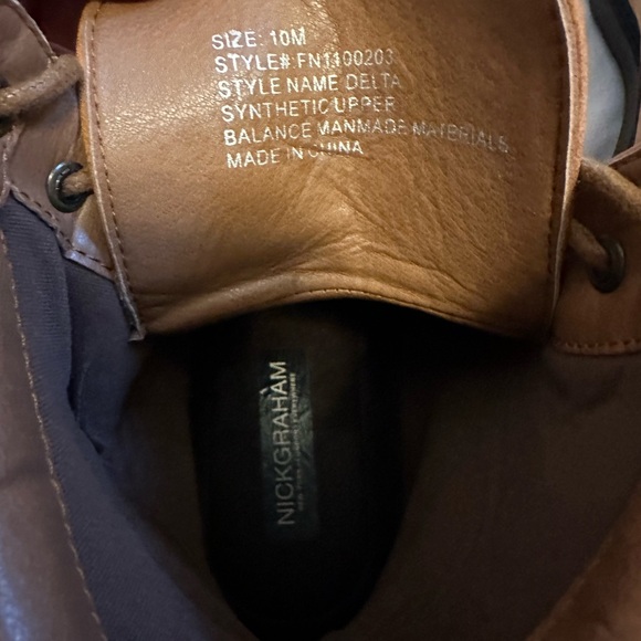 Nick Graham Mens Chukka Boots Brown Size 10M - Picture 5 of 6